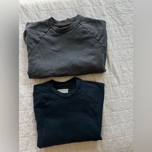 EVERLANE Organic cotton 2 sweatshirts set